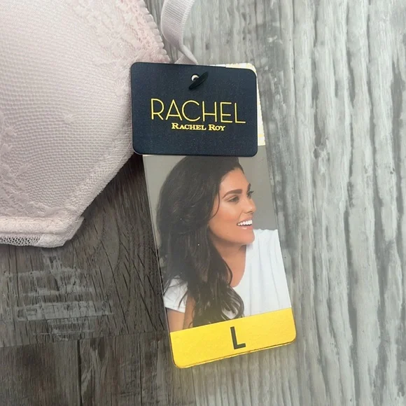 NWT Rachel Roy Light Pink Sheer Lace Lingerie Nightwear - Picture 4 of 7